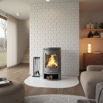 Krbová kamna ABX Arktis 6 šedý plech